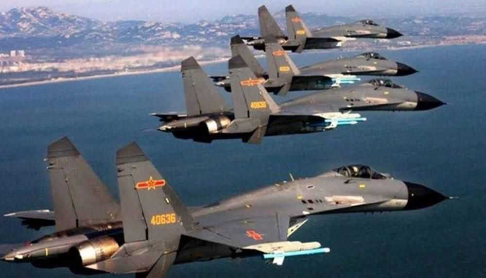 22 طائرة حربية صينية عبرت الخط المتوسط في مضيق تايوان