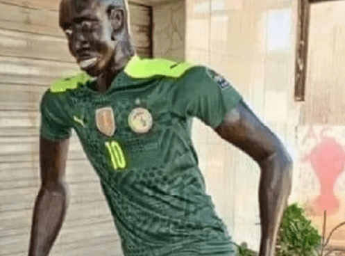 تمثال ساديو ماني يثير السخرية فى السنغال