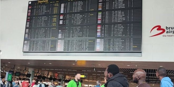 ترانسافيا الهولندية تلغي 210 رحلات في مطار بروكسل