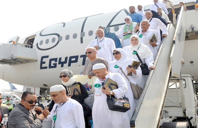 مصر للطيران تسير 18رحلة جوية لإعادة الحجاج من الأراضي المقدسة