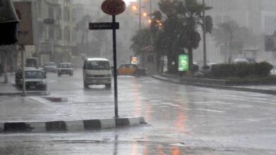 أمطار كثيفة علي القاهرة والمحافظات غدا