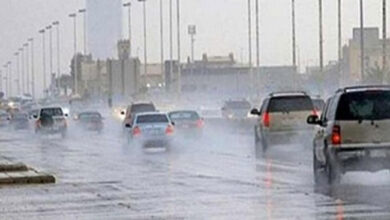 أمطار متفاوتة الشدة مصحوبة بحبات برد والصغرى بالقاهرة 10 درجات.. الطقس غدا
