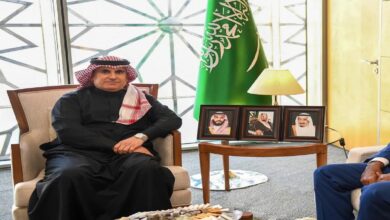 مندوب السعودية بالجامعة العربية يستقبل مدير الاتحاد الأفريقي بالقاهرة